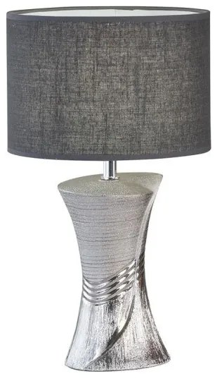 Επιτραπέζιο Φωτιστικό Louis Ασημί 50724 Fischer Honsel-50724-Ασημί 50724