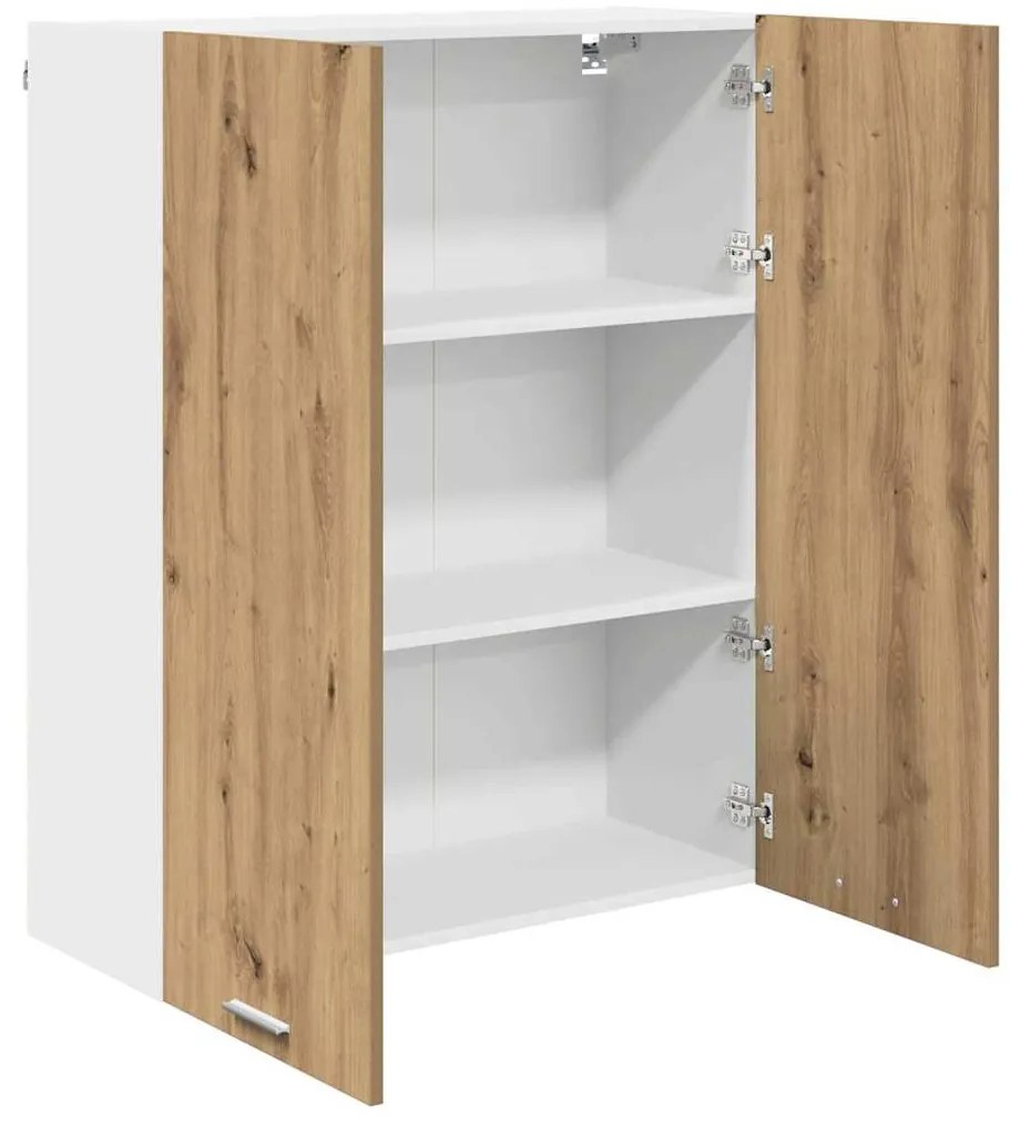 vidaXL Κρεμαστό ντουλάπι με αποθήκευση Artisan Oak 80 x 31 x 100 εκ.