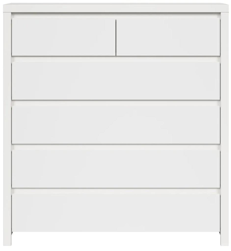 Σιφονιέρα Boston E125, Άσπρο, Με συρτάρια, Αριθμός συρταριών: 6, 112x105x41cm, 52 kg | Epipla1.gr