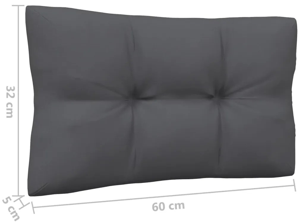 vidaXL Σαλόνι Κήπου 4 Τεμαχίων από Μασίφ Ξύλο Πεύκου με Μαξιλάρια