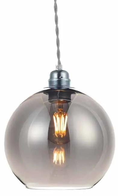 Φωτιστικό Οροφής Μονόφωτο Aca Pythia V3643320GY Silver/Tint
