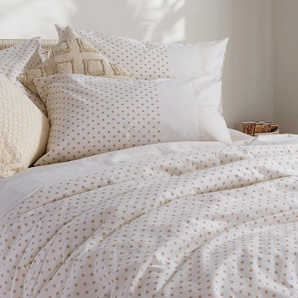Μαξιλαροθήκη (52x72) Nef-Nef Homeware Smart Donter Beige