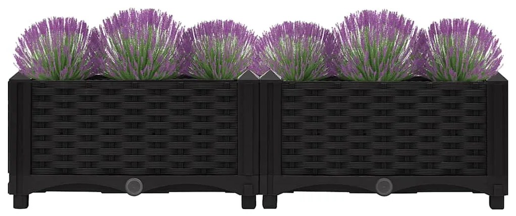 vidaXL Ζαρντινιέρα 80 x 40 x 23 εκ. από Πολυπροπυλένιο