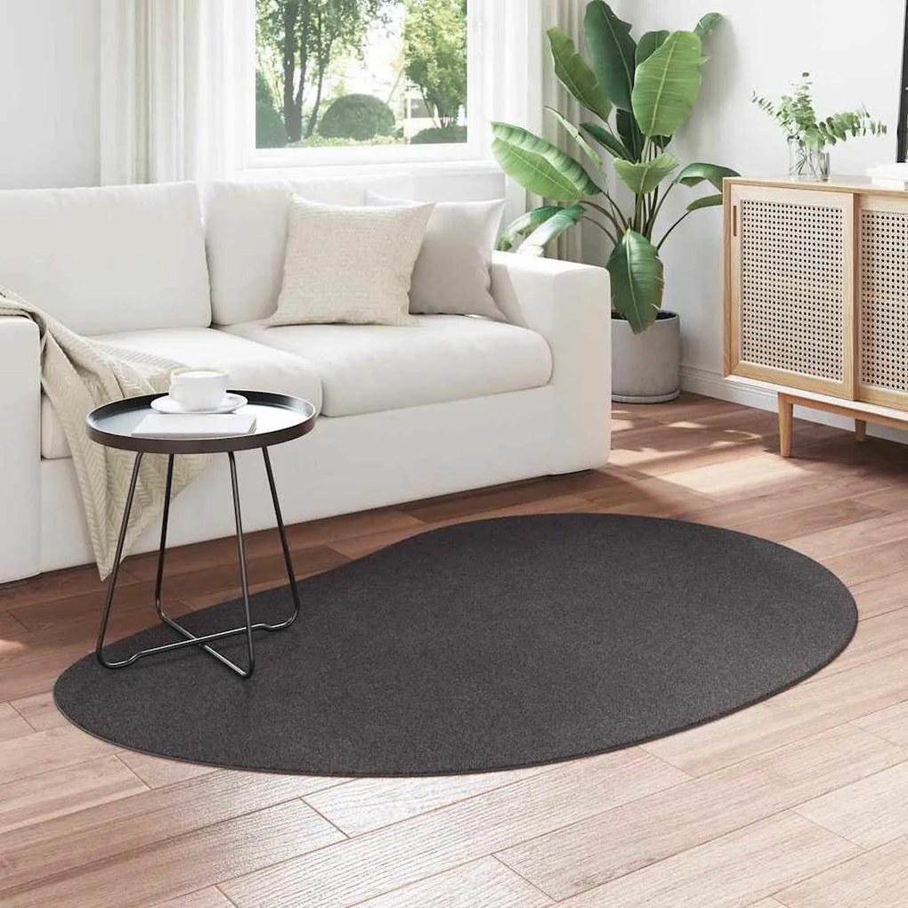 vidaXL Χαλί Ανθρακί 120 x 170 cm Πολυεστέρας