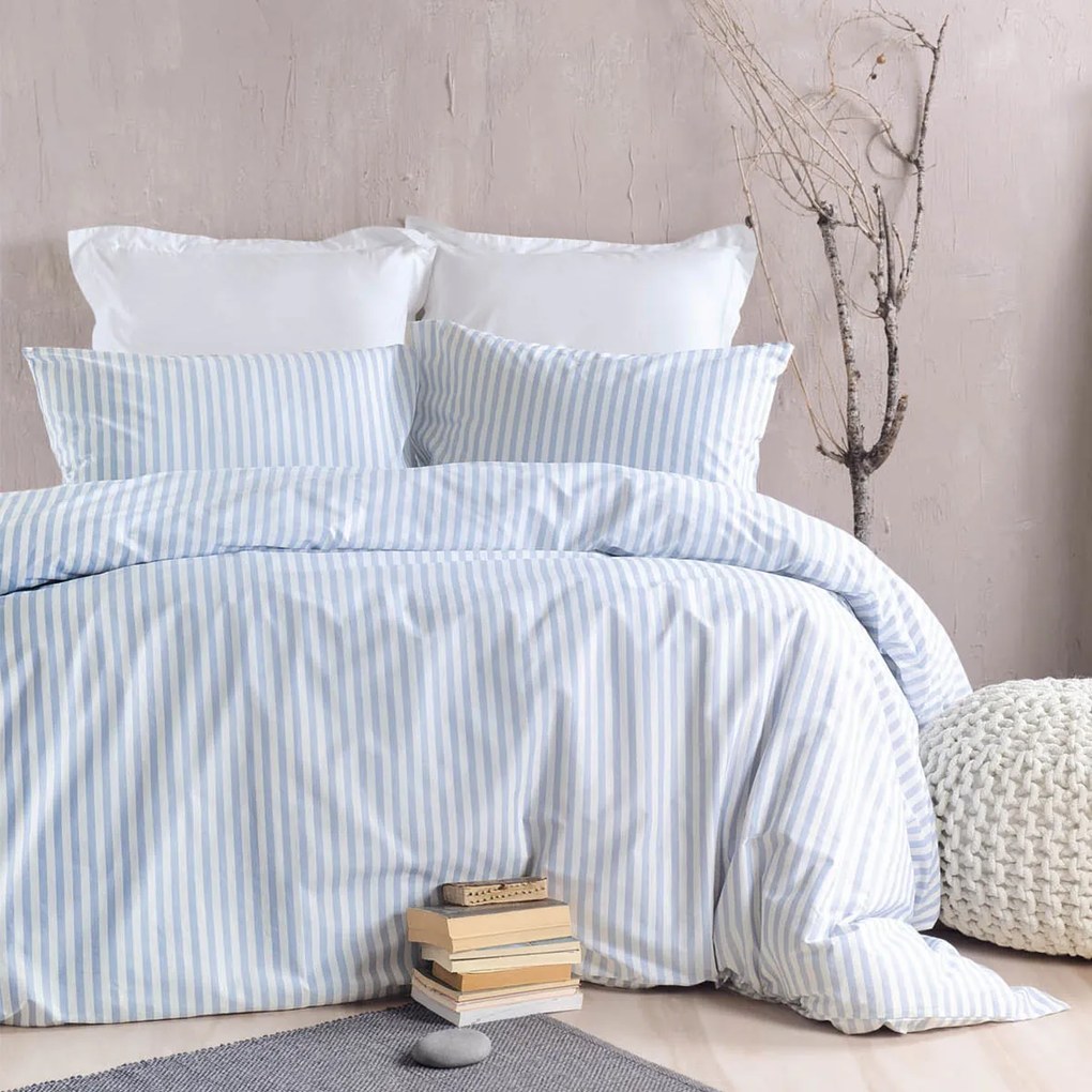 Σεντόνια King Size (Σετ) Rythmos Diva Eloise Blue