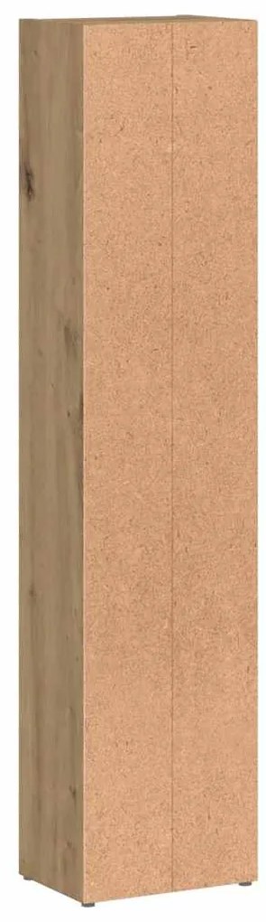 vidaXL Ντουλάπια CD 2 τεμ. Artisan Δρυς 21x16x93,5 εκ Επεξ. Ξύλο