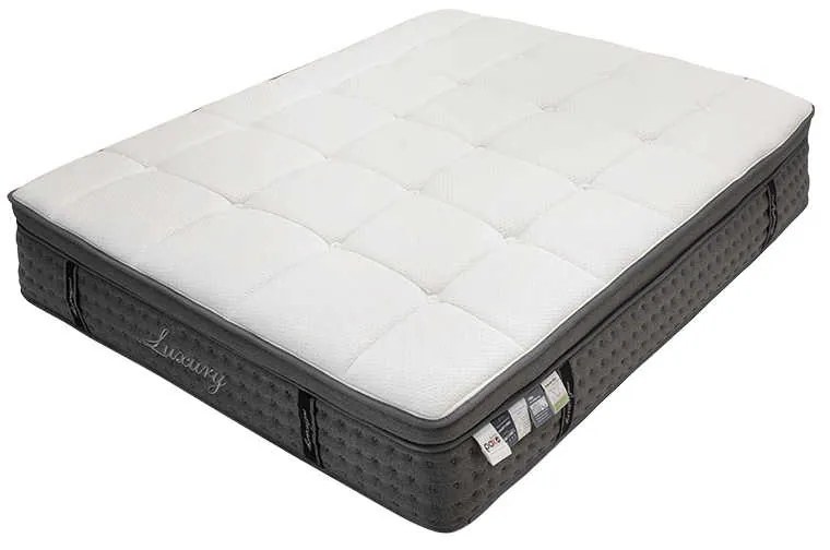 Στρώμα Luxury pakoworld pocket spring+gel memory foam+latex 34-36cm 150x200εκ