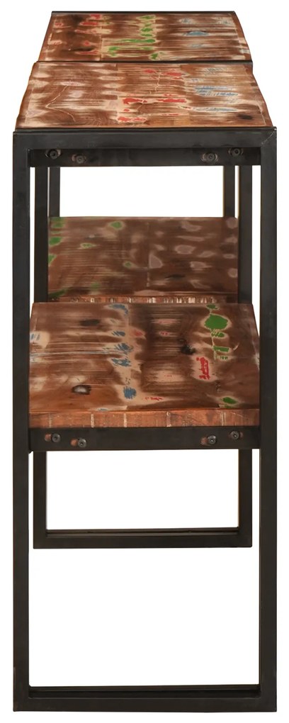 vidaXL Τραπέζι Κονσόλας 160x33x75 εκ Μασίφ Ξύλο Ανάκτηση