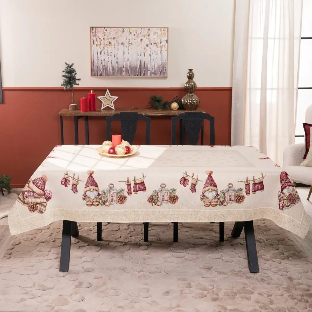 Χριστουγεννιάτικο Τραπεζομάντηλο Velbert της Teoran Διάσταση: Τραπεζομάντηλο Velbert - 140x220cm
