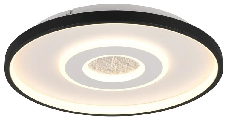 Φωτιστικό Οροφής Trio Lighting NAZAR 633910134 Μαύρο Ματ (Black Mat) και Λευκό Ματ (White Mat) 3000K