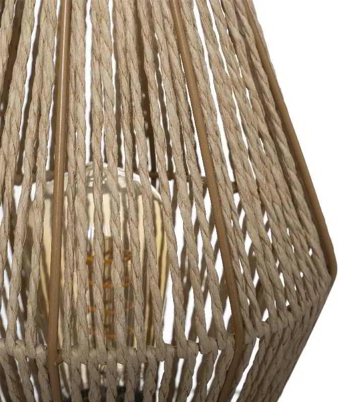 Επιτραπέζιο φωτιστικό PWL-1108 pakoworld Ε27 μπεζ Φ19x32εκ