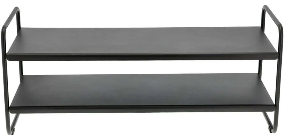 Ράφι Παπουτσιών Rack 33532 80x33x33cm Black Ατσάλι