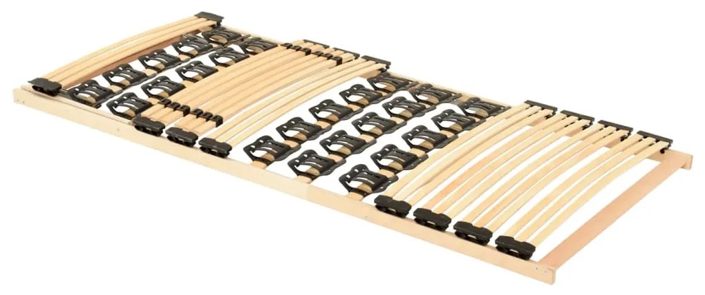 vidaXL Πλαίσιο Κρεβατιού 38 Σανίδες 70x200 εκ. Ρυθμιζ. Τμήμα Κεφαλιού