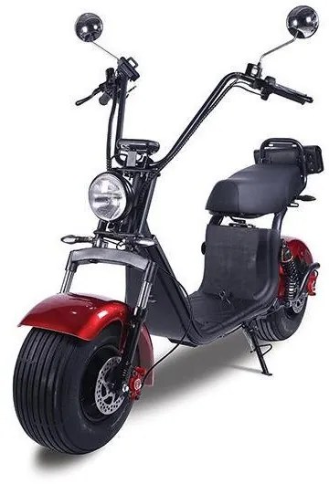 Ηλεκτρικό Scooter 2000W Δίκυκλο Chopper Ψηφιακές Λειτουργίες EEC Emoov X20 Eurolamp-960-10050-Κόκκινο 960-10050