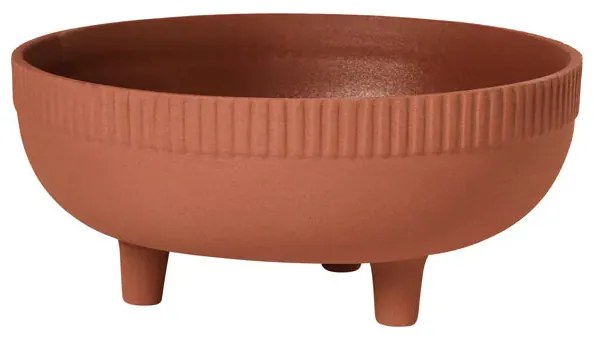 Διακοσμητικό Mπολ, Medium, Ø24XH11CM, Κεραμιδή, Τερακότα, KRISTINA DAM studio