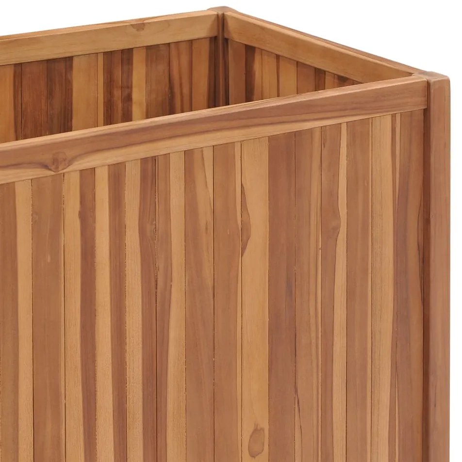 vidaXL Ζαρντινιέρα Υπερυψωμένη 100 x 50 x 70 εκ. από Μασίφ Ξύλο Teak
