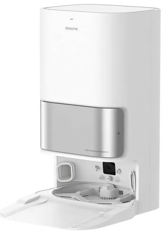 Ρομποτική ηλεκτρική σκούπα Dreame L10 Ultra, 5300 Pa, 5200 mAh, 75W, Έως 200 m2, 3D χαρτογράφηση, αισθητήρας LDS, σταθμός φόρτισης, αυτονομία έως 210 λεπτά, λευκό