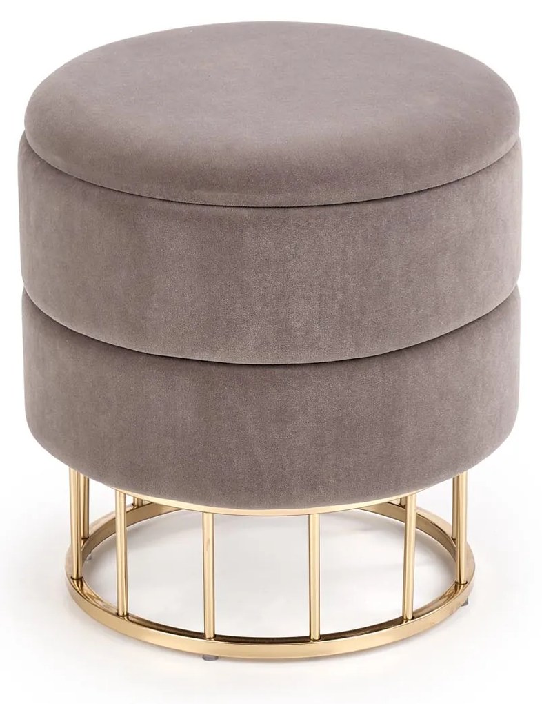 MINTY stool, color: grey DIOMMI V-CH-MINTY-PUFA-POPIEL