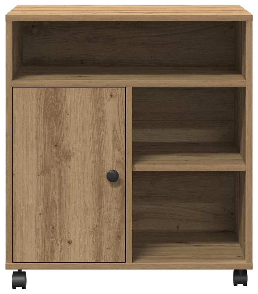 vidaXL Σταντ Εκτυπωτή artisan δρυς 60 x 50 x 67 εκ. Επεξεργασμένο ξύλο
