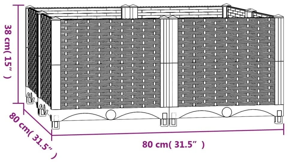 ΖΑΡΝΤΙΝΙΕΡΑ 80 X 80 X 38 ΕΚ. ΑΠΟ ΠΟΛΥΠΡΟΠΥΛΕΝΙΟ 310411