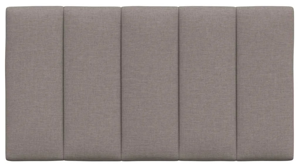 vidaXL Μαξιλάρι για Κεφαλάρι Taupe 90 εκ. Υφασμάτινο