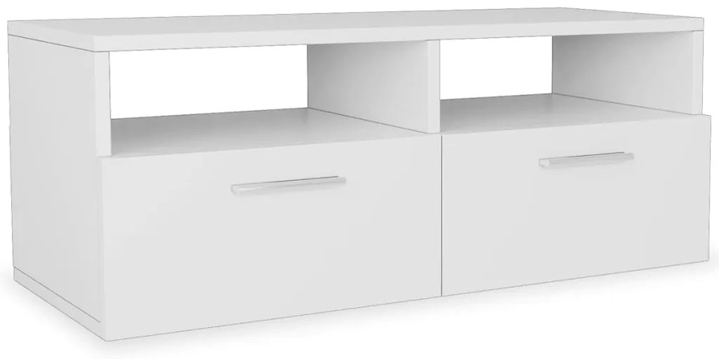 vidaXL Έπιπλο Τηλεόρασης Λευκό 95 x 35 x 36 εκ. από Επεξ. Ξύλο
