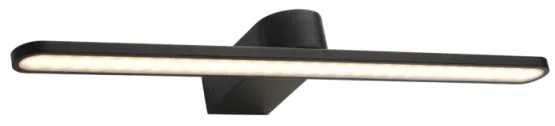 Απλίκα Φωτιστικό Τοίχου Μπάνιου LED 16W 3000K 1040LM PHOEBE Aca-PN11LEDW50BK-Μαύρο PN11LEDW50BK