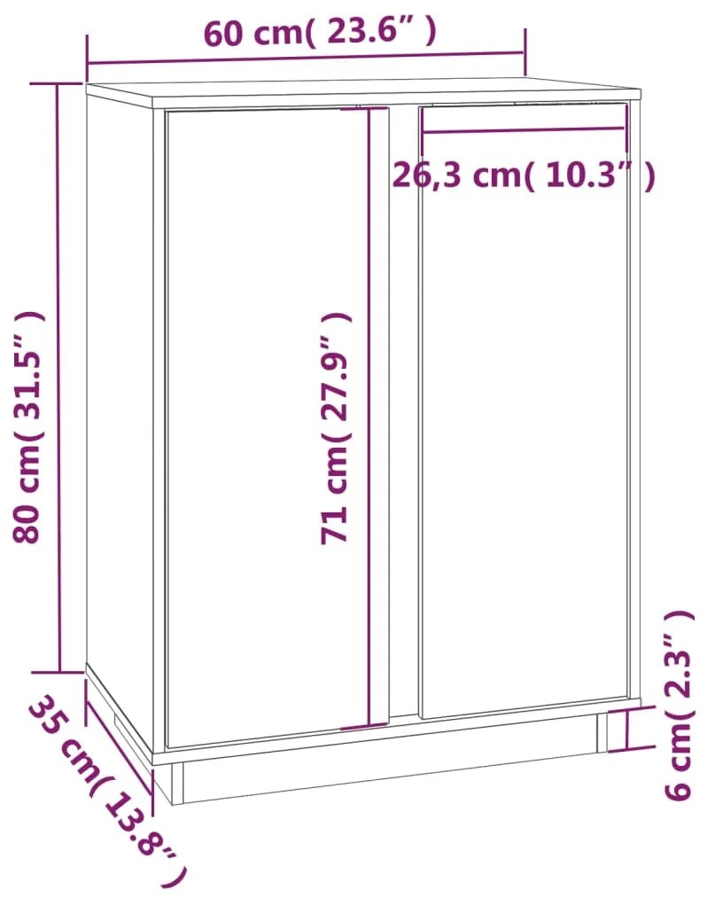 ΣΥΡΤΑΡΙΕΡΑ ΛΕΥΚΗ 60X35X80 ΕΚ. ΑΠΟ ΜΑΣΙΦ ΞΥΛΟ ΠΕΥΚΟΥ 814490