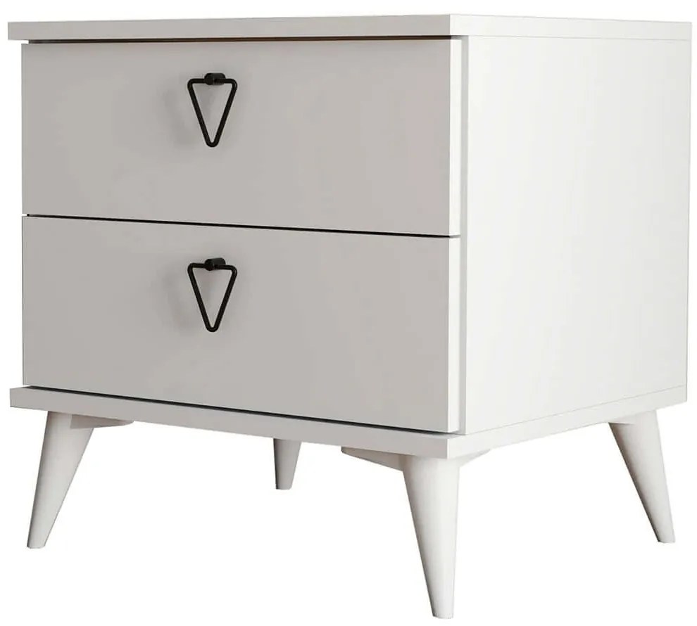 Κομοδίνο Versa 389MZA1712 52x45x55,1cm White