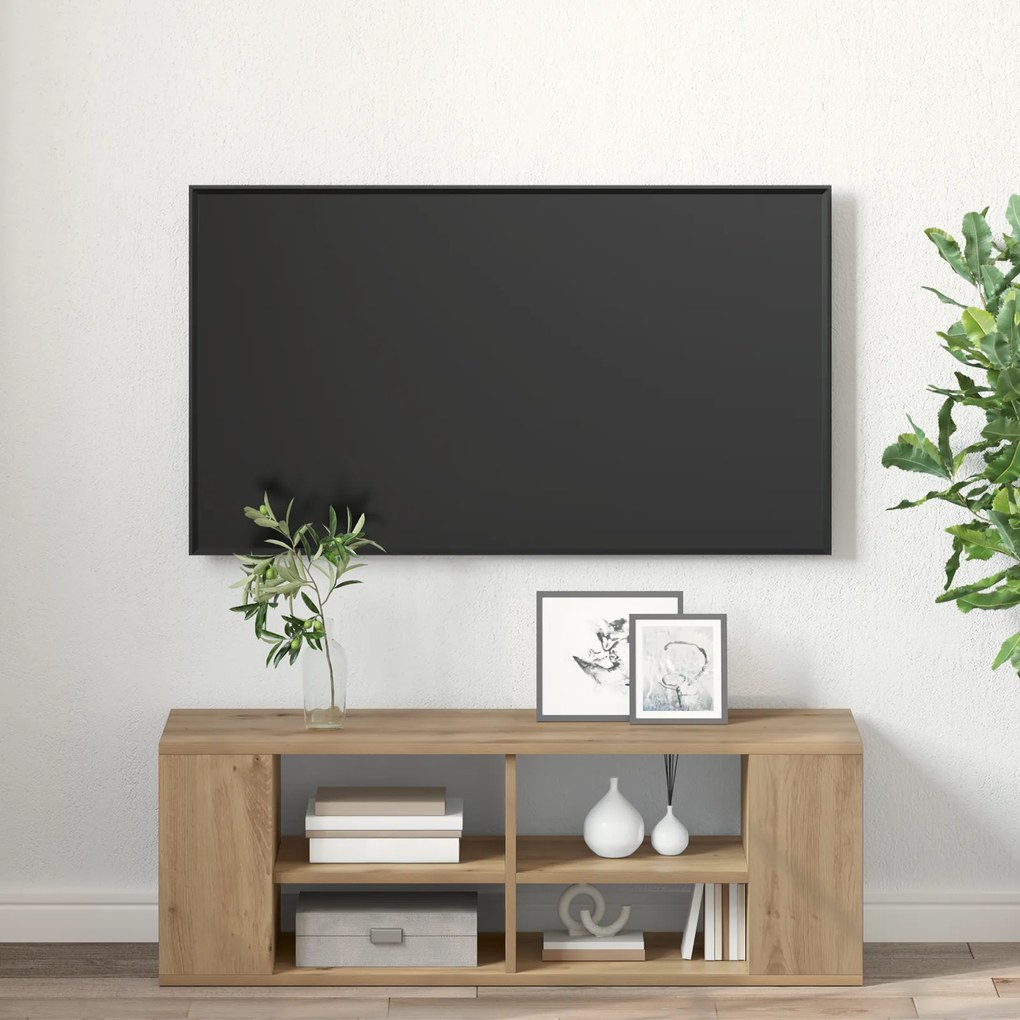 vidaXL Ντουλάπι TV artisan δρυς 102 x 35 x 35 cm Επεξεργασμένο ξύλο