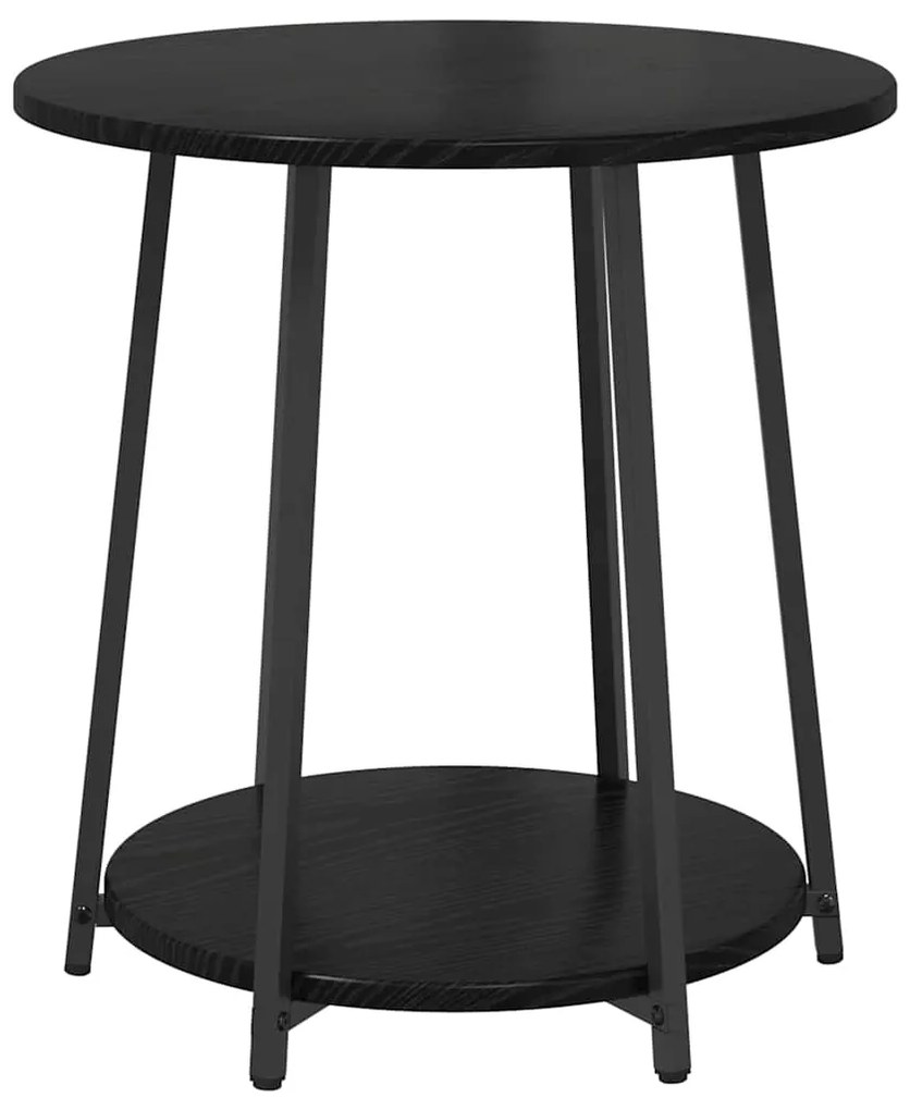 vidaXL Σετ βοηθητικά τραπεζάκια 2 pcs Μαύρη δρυς 50 x 50 x 51 εκ.