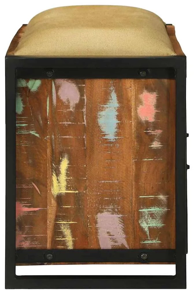 vidaXL Ντουλάπα Πάγκου Πολύχρωμο Μασίφ ανακυκλωμένο ξύλο