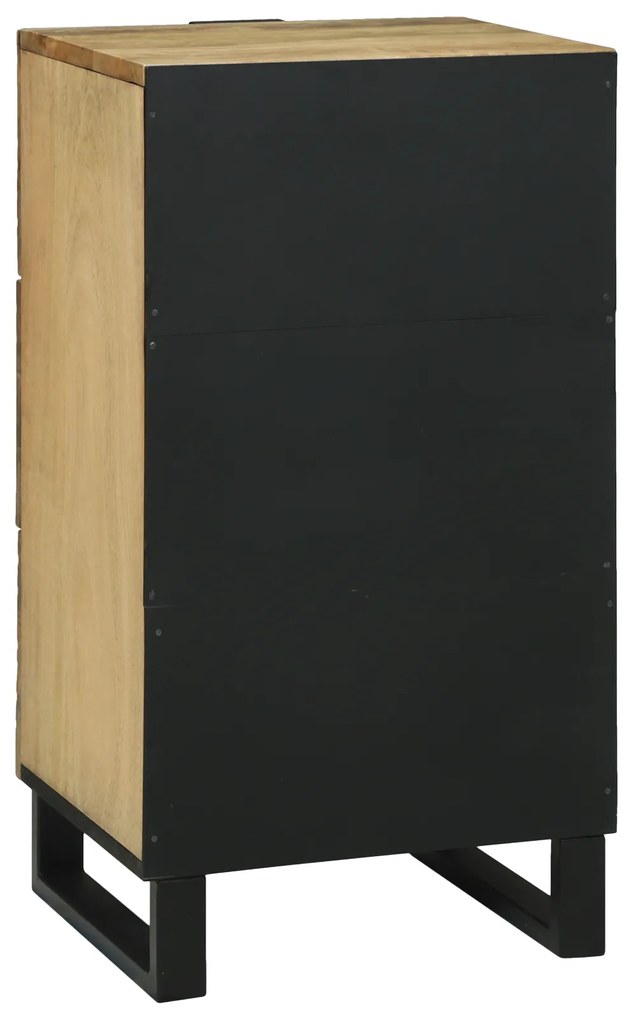 vidaXL Μπουφές - 40 x 33.5 x 75 εκ, φτιαγμένος από συμπαγές ξύλο μάνγκο.