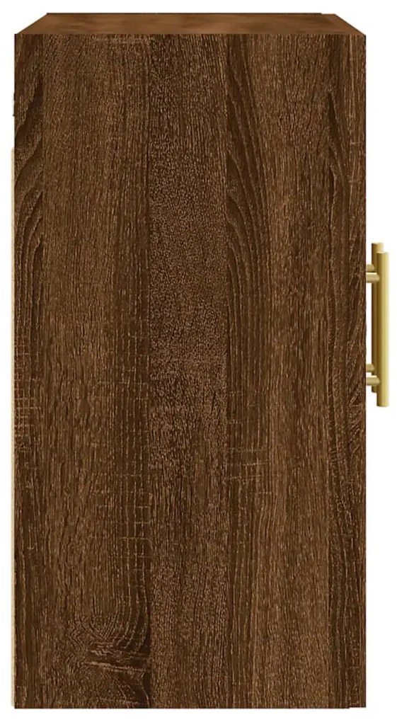 vidaXL Ντουλάπι Τοίχου Καφέ Δρυς 60 x 31 x 60 εκ. Επεξεργασμένο Ξύλο