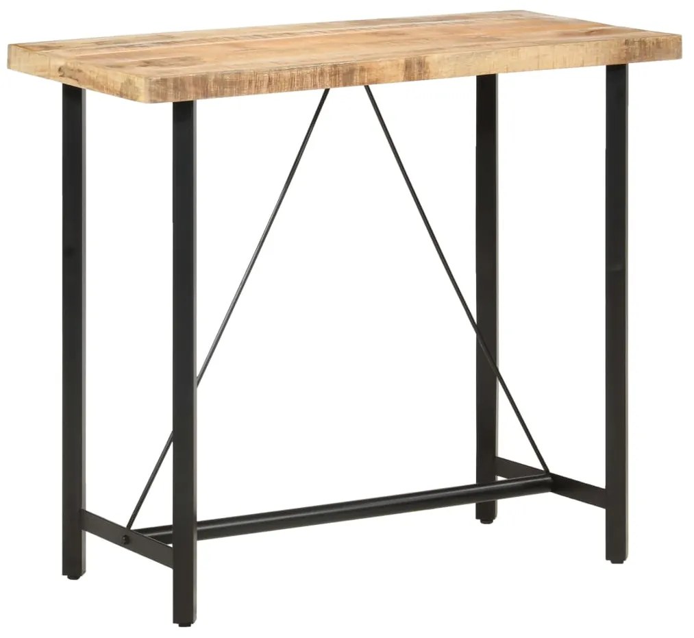 vidaXL Τραπέζι Μπαρ 120 x 58 x 107 εκ. Ακατέργαστο Ξύλο Μάνγκο
