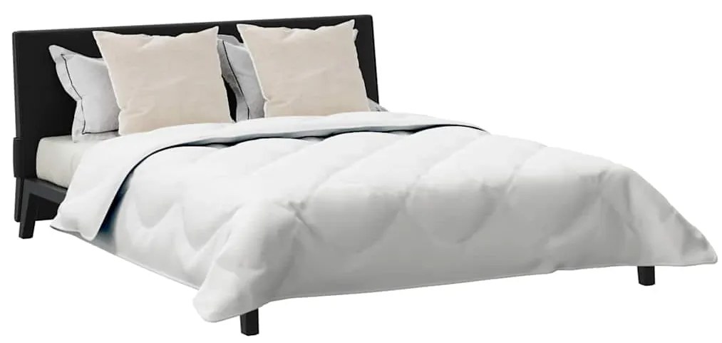 vidaXL Πάπλωμα με μαξιλάρι 3 pcs Λευκό 240 x 220 cm Μικροΐνες