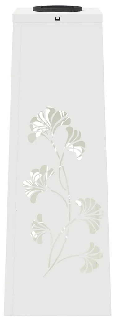 vidaXL Ηλιακό LED Φως Δρόμου 2 pcs Λευκό Κρύο Ρολαρισμένο Χάλυβα