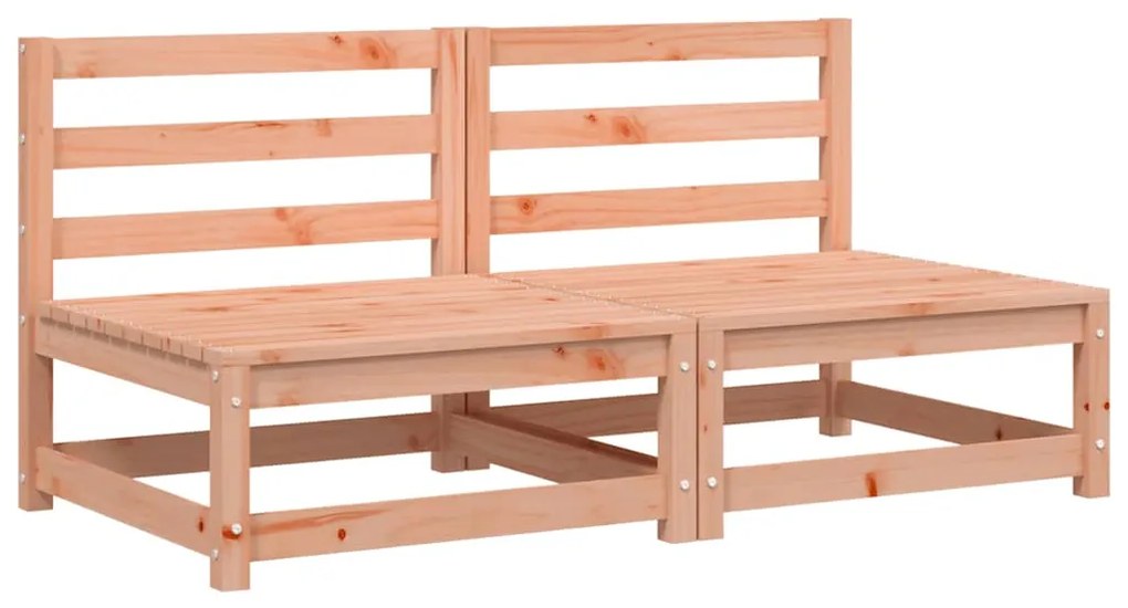 vidaXL Καναπέδες Κήπου Χωρ. Μπράτσα 2Τεμ 70x70x67εκ Μασίφ Ψευδοτσούγκα