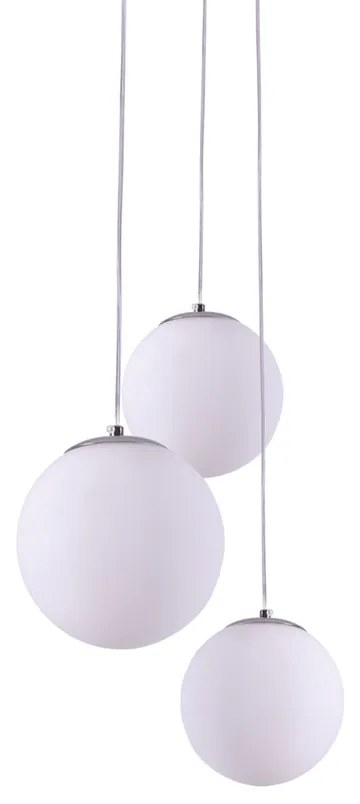 Φωτιστικό Οροφής Τρίφωτο Homelighting Alessia 77-3713 White