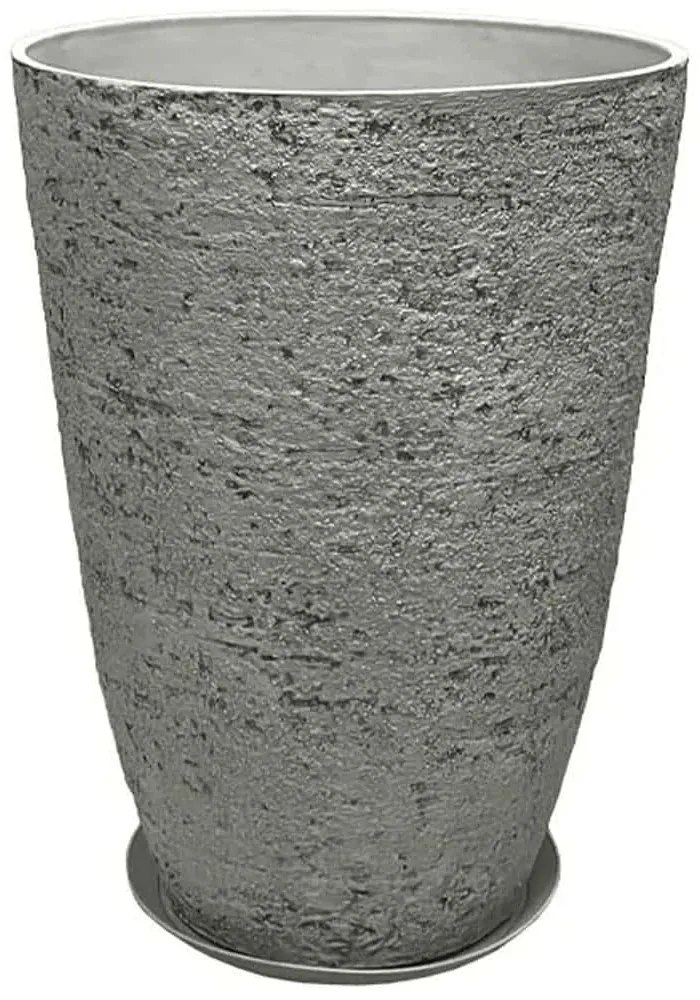 Κασπώ Βράχος 06-10002-M Φ43x60cm Grey Marhome Πολυρεσίνη