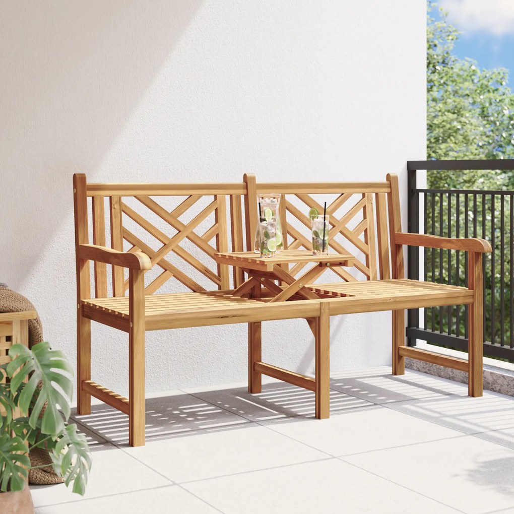vidaXL παγκάκι Άλλο Καστανό 150 x 60 x 90 εκ Μασίφ ξύλο teak