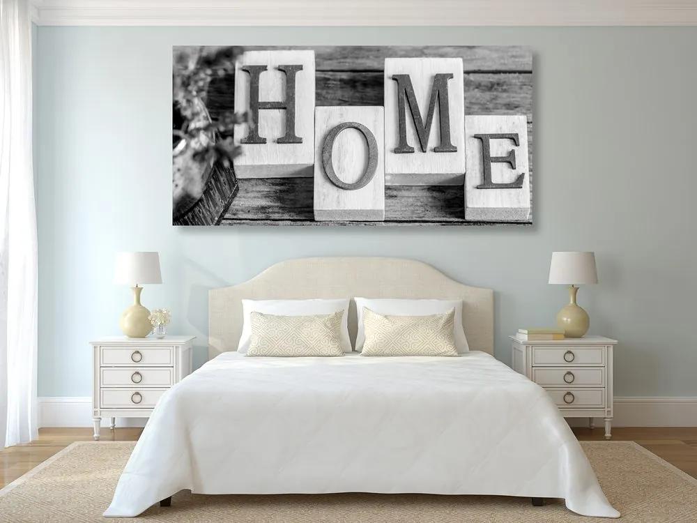 Εικονογράμματα Home σε ασπρόμαυρο - 100x50