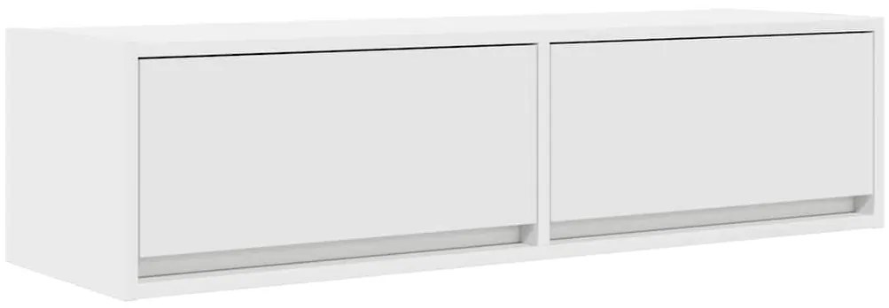 vidaXL Ντουλάπι Τηλεόρασης Λευκό 100x31x25,5 εκ Επεξεργασμένο Ξύλο