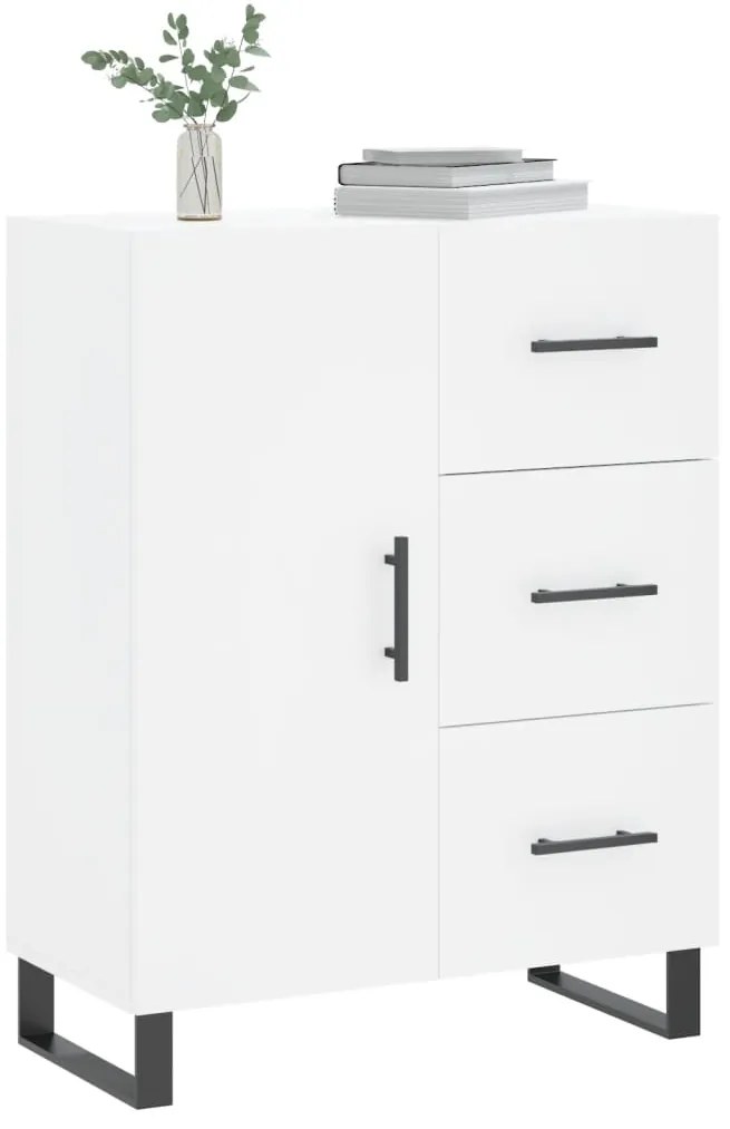 vidaXL Ντουλάπι Λευκό 69,5 x 34 x 90 εκ. από Επεξεργασμένο Ξύλο