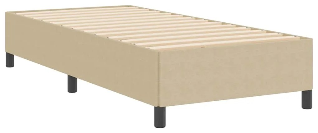 vidaXL Κρεβάτι με ελατήρια Γκρι Πράσινο 100 x 200 cm Βελούδο