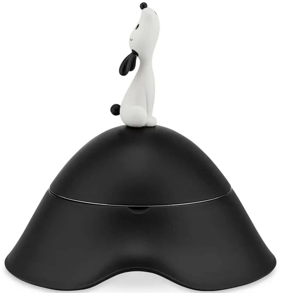 Δοχείο Φαγητού Σκύλου Lula AMMI19 B 21x22,7cm Black Alessi