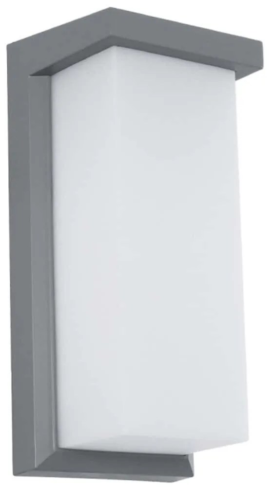 Φωτιστικό Τοίχου - Απλίκα Loft 60759 24,5x11x9,5cm Led 1890lm 18W 4500K Grey GloboStar