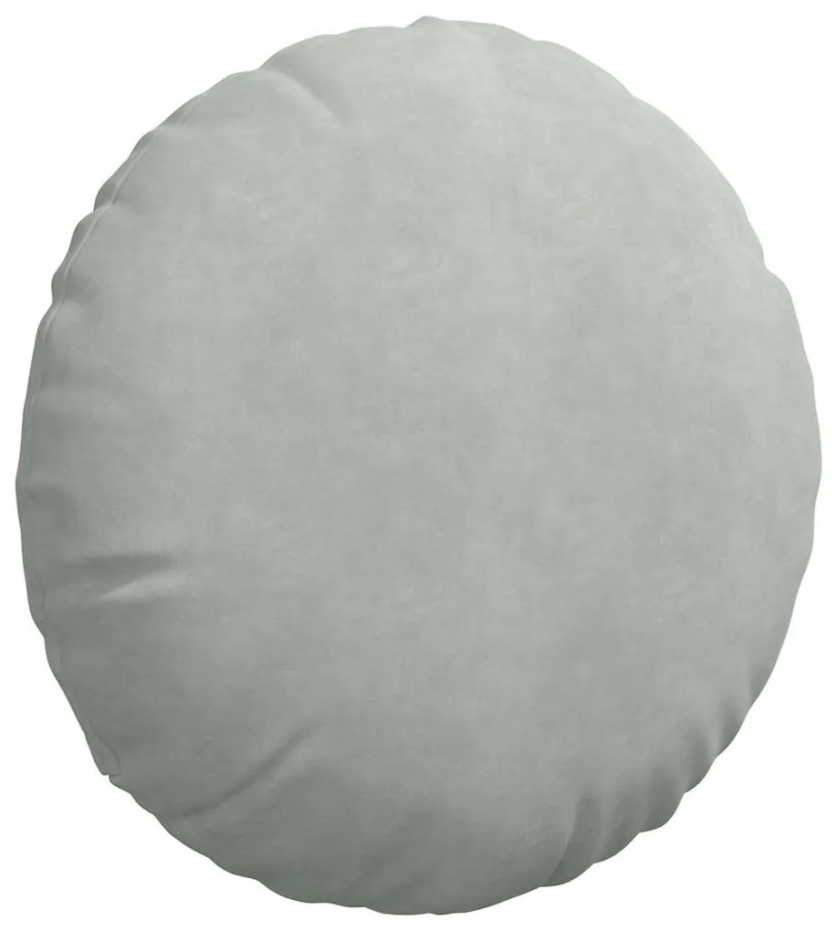 vidaXL Μαξιλάρια καθισμάτων 2 pcs Ανοιχτό γκρι Ø 40 x 13 εκ. Βελούδο