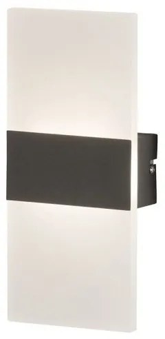 Απλίκα Φωτιστικό Τοίχου LED 7W Foder 2700K IP20 12x27 Fischer Honsel-30523-Μαύρο 30523