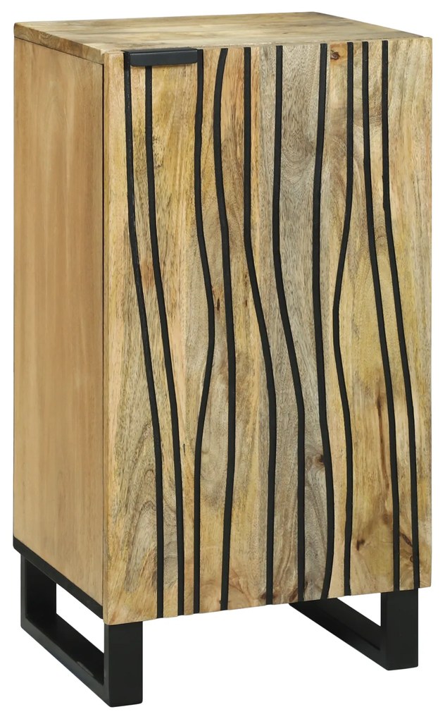 vidaXL Πλευρά - 40 x 33.5 x 75 εκ - Μασίφ Ξύλο Μάνγκο